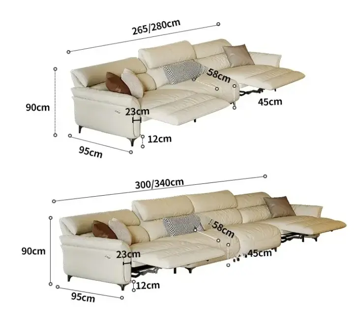 كنب استرخاء حديث من تصميم ايطالي