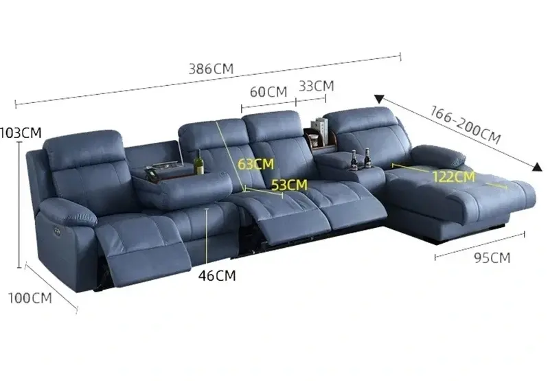 كنب استرخاء جلد