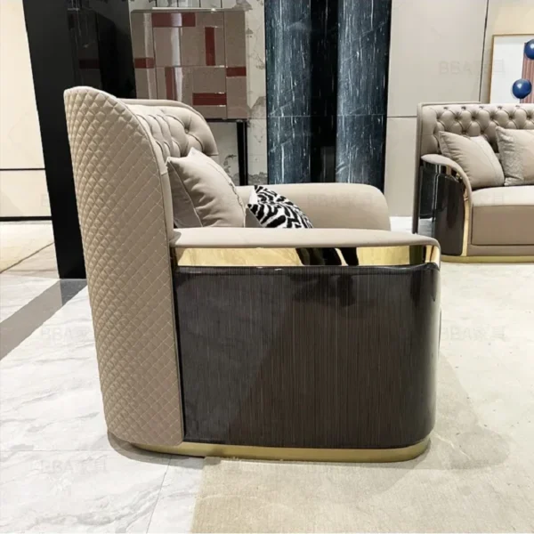 ⁦طقم كنب ستيل مودرن خامات فاخرة⁩ - الصورة ⁦4⁩