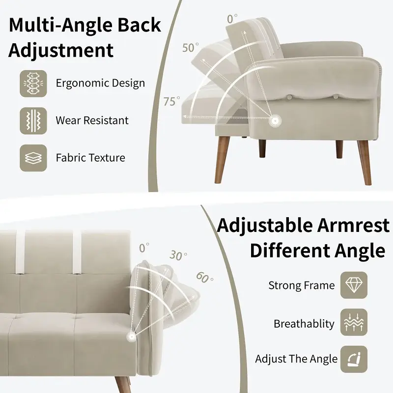 كنب صاله مريح​ مودرن قابل للفرد