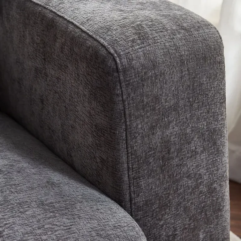 كنب مفرد من قماش بتصميم أوريل