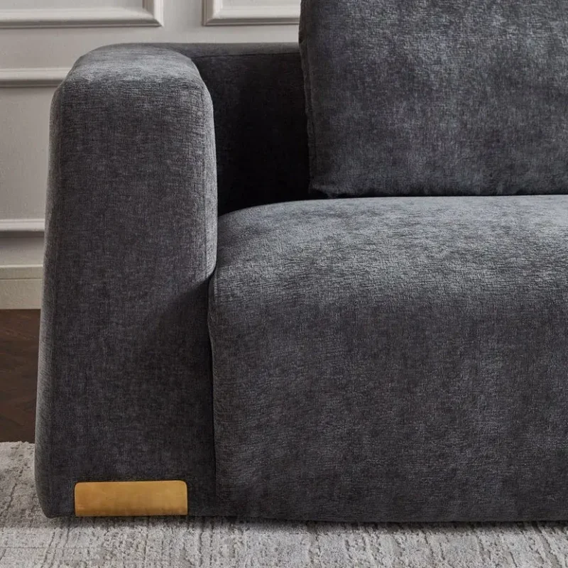 كنب مفرد من قماش بتصميم أوريل