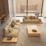 كنب مودرن خشب بتصميم كلاسيك - Image 11
