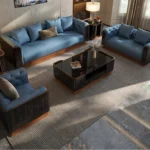 طقم كنب ايطالي جلد