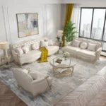 طقم كنب كلاسيك 3 قطع