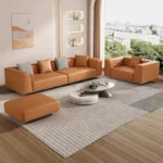 كنب جلد مكتبي جملي