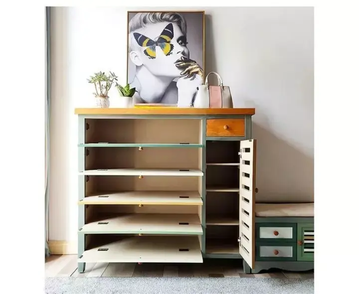 خزانة أدراج خشب بتصميم مميز