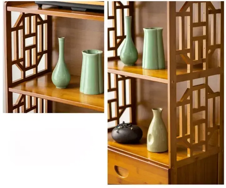 خزانة تخزين خشب لغرفة المعيشة