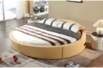 سرير نوم جلد دائري