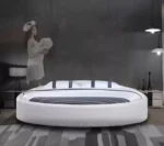 سرير نوم جلد دائري