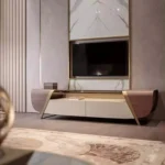 طاولة تلفاز من تصميم ملكي
