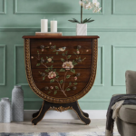 طاولة جانبية خشب بادراج