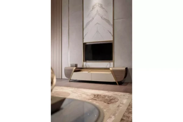 طاولة تلفزيون كلاسيك تصميم ملكي
