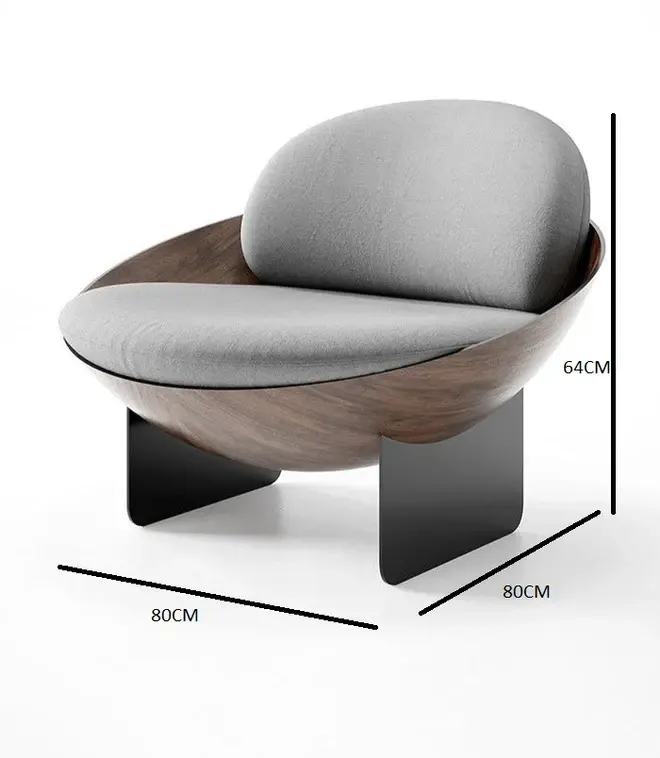 كرسي جانبي مودرن مفرد