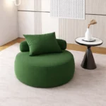 كرسي مفرد دائري بتصميم مريح