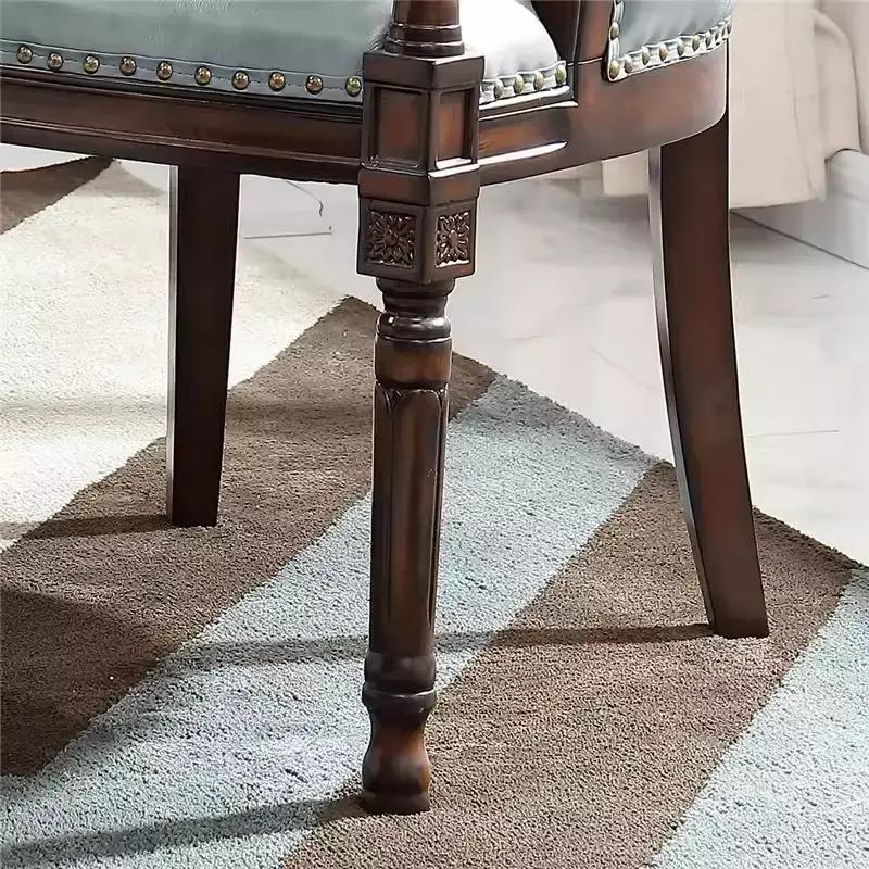 كرسي مفرد خشب بتصميم كلاسيكي