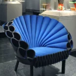 كرسي مفرد ازرق