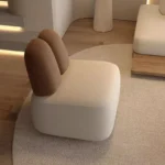 ⁦كرسي مفرد مودرن بتصميم اسكندافي⁩ - الصورة ⁦4⁩