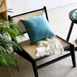 كرسي مفرد من خشب الروطان