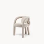 كرسي مفرد بمساند ذراعين بتصميم متخلف