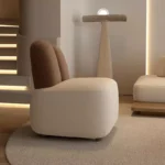 ⁦كرسي مفرد مودرن بتصميم اسكندافي⁩ - الصورة ⁦5⁩