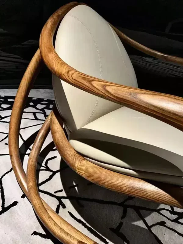 كرسي هزاز استرخاء بتصميم دائري