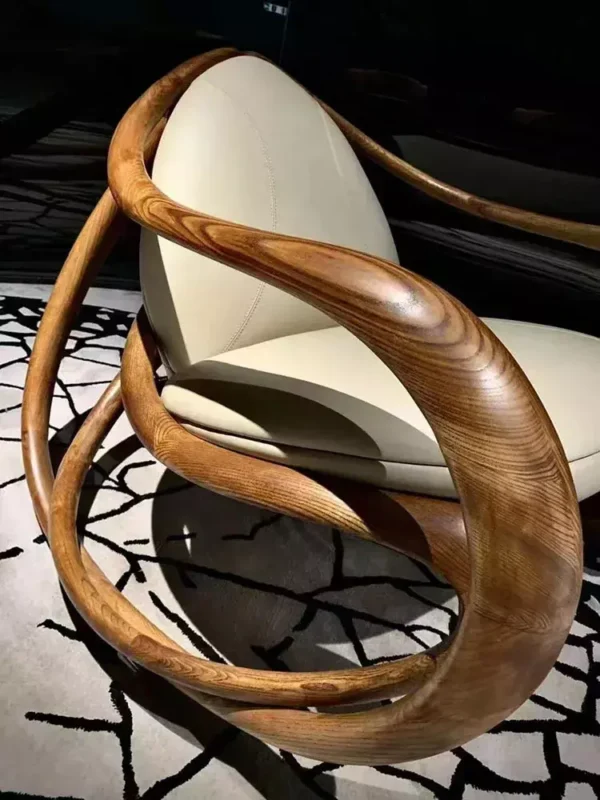 كرسي هزاز استرخاء بتصميم دائري