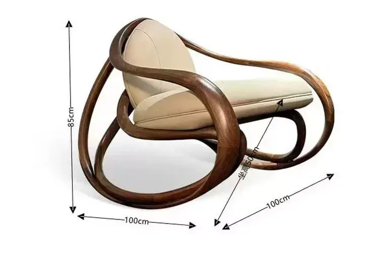 كرسي هزاز استرخاء بتصميم دائري