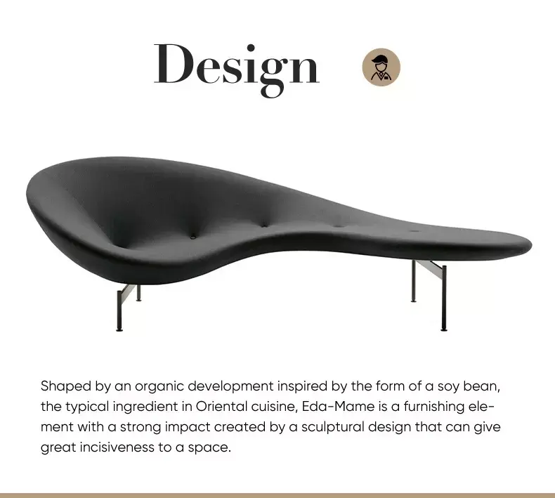 كنب مودرن بتصميم منحني