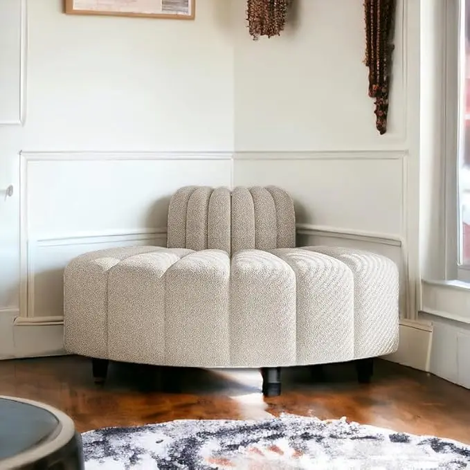 كنب مفرد مودرن على شكل زاوية