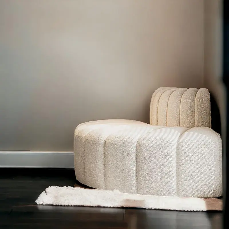 كنب مفرد مودرن على شكل زاوية