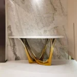 طاولة كونسول بسطح رخامي راقي
