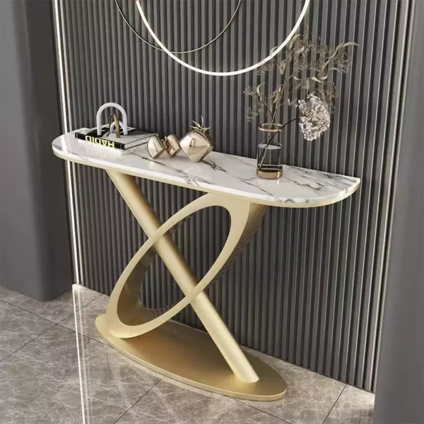 طاولة مدخل رخام بتصميم فاخر