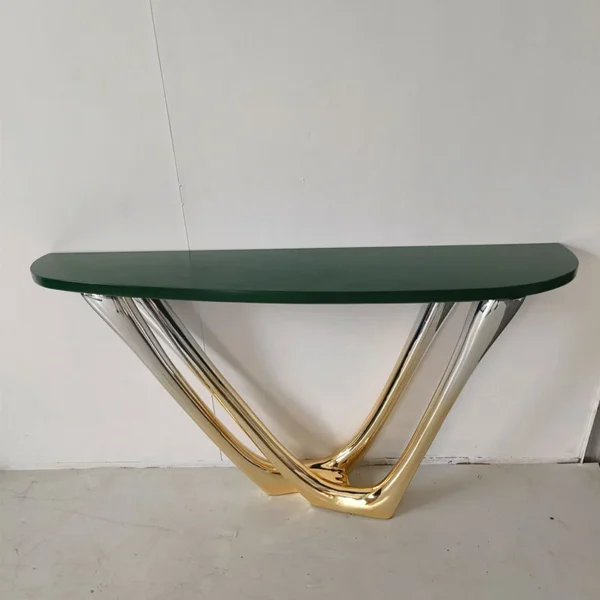 طاولة كونسول بسطح رخامي راقي