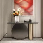 ⁦طاولة مدخل رخام بتصميم مميز⁩ - الصورة ⁦2⁩