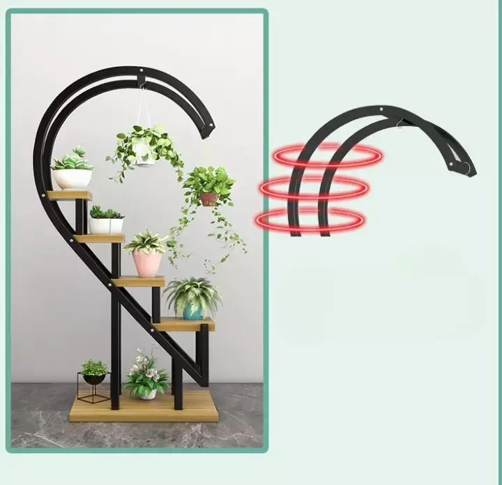 ارفف خشب ديكور على شكل قلب