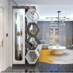 بارتشن مودرن خشب لغرفة المعيشة