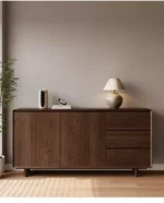 ⁦طاولة بوفيه خشب بتصميم مميز⁩ - الصورة ⁦7⁩