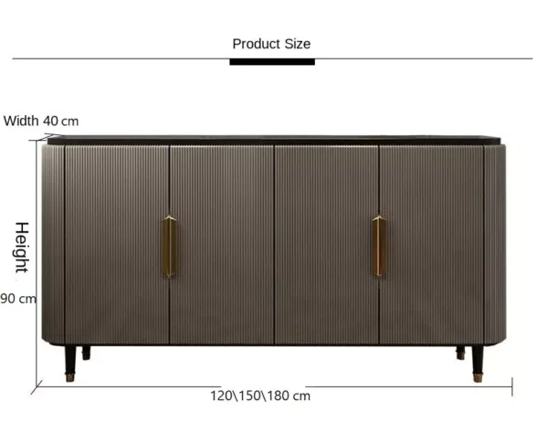 بوفيه طعام بتصميم فاخر