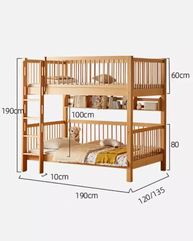 سرير نوم اطفال بدورين مع درج