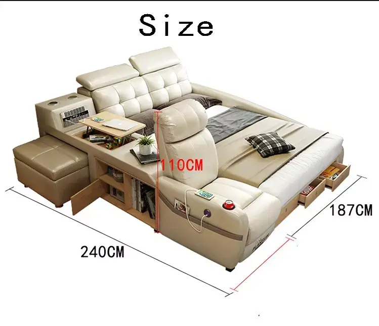 سرير غرفة نوم متعدد الاستخدمات