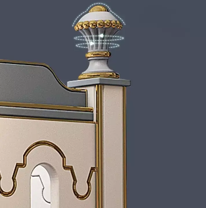 سرير نوم اطفال بتصميم اسكندافي