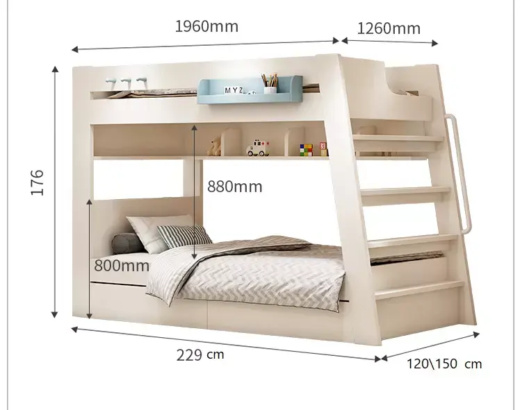 سرير دورين خشب للاطفال