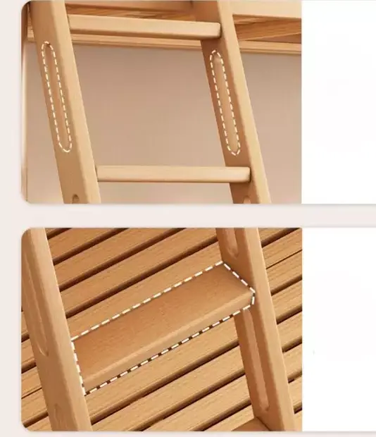 سرير نوم اطفال خشب بدورين