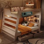 سرير دورين خشب للاطفال