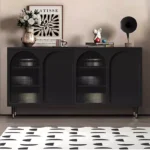 طاولة بوفيه خشب من تصميم مميز