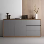 ⁦طاولة بوفيه خشب بتصميم مميز⁩ - الصورة ⁦2⁩