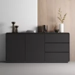 ⁦طاولة بوفيه خشب بتصميم مميز⁩ - الصورة ⁦3⁩