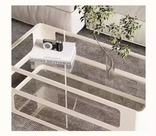 طاولة قهوة زجاج بتصميم عالي الجودة