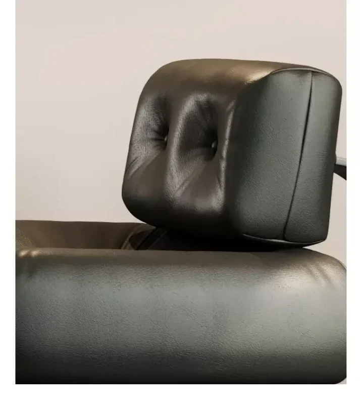 كرسي مفرد مع مسند للقدم بتصميم مميز